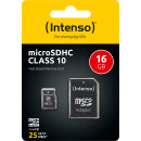 Intenso microSDHC Card 16GB, Class 10