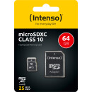 Intenso microSDXC Card 64GB, Class 10