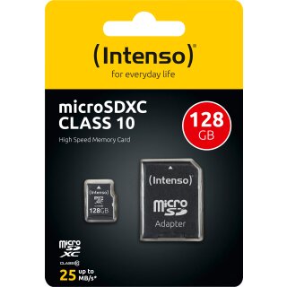 Intenso microSDXC Card 128GB, Class 10