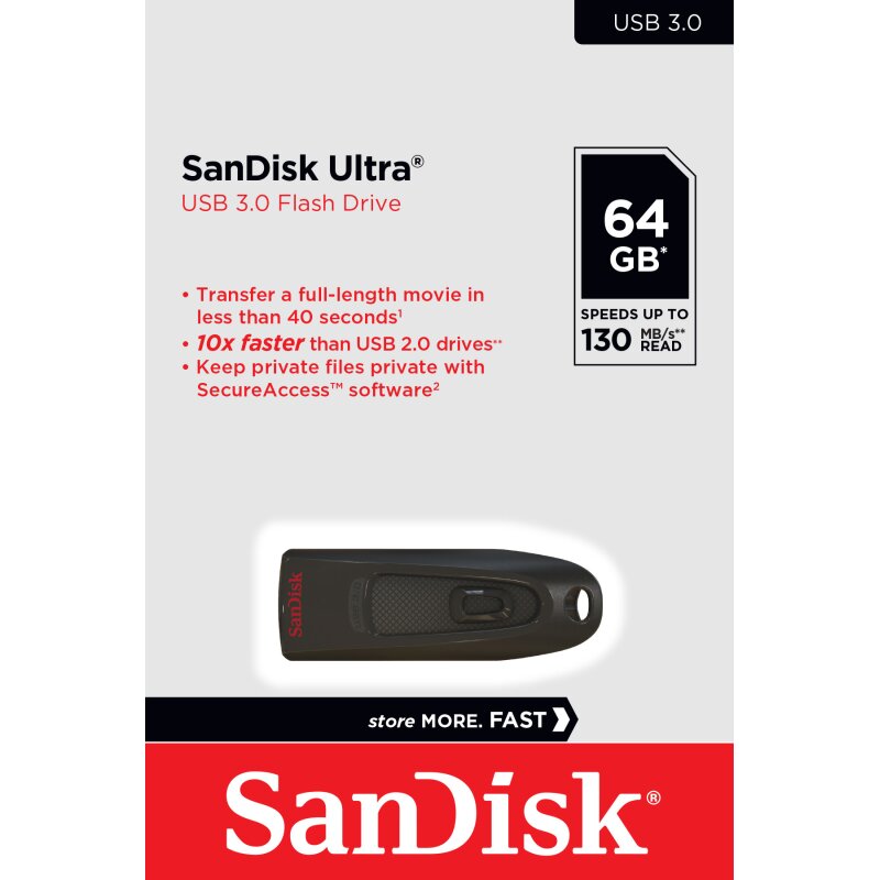 Sandisk Ultra 3.0 Usb-Stick 64 Gb 619659102197 - Image 10