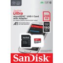 SanDisk microSDXC Card 256GB, Ultra, Class 10, U1, A1