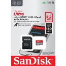 SanDisk microSDXC Card 512GB, Ultra, Class 10, U1, A1