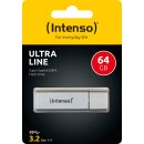 Intenso USB 3.2 Stick 64GB, Ultra Line, silber