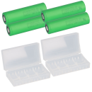 4x Murata Sony US 18650 VTC5 2600 mAh Batterie Akku zb....