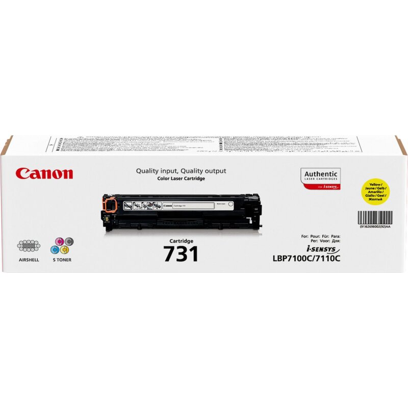 Canon Gelb Original 731Y / 6269B002 Toner - Bild 3