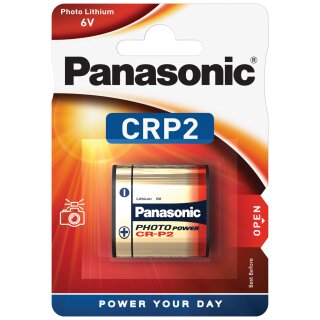 Panasonic CR-P2 6V 1400mAh Batterie Lithium
