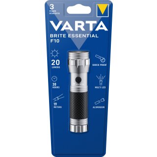 Varta LED Taschenlampe Brite Essential F10