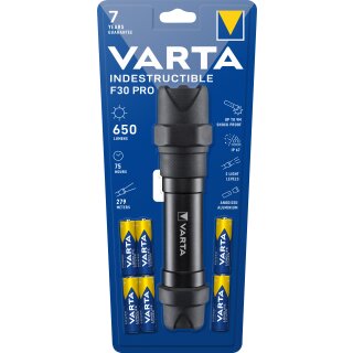 Varta LED Taschenlampe Indestructible, F30 Pro