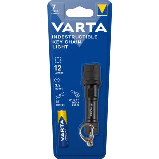 Varta LED Taschenlampe Indestructible, Key Chain Light