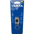 Varta LED Taschenlampe Metal Key Chain Light,