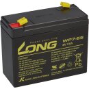 Kung Long Akku WP7-6S 6V 7Ah AGM Blei Vlies wartungsfrei 6Volt