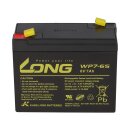 Kung Long WP7-6S 6V 7Ah AGM Bleiakku F1 4,8mm