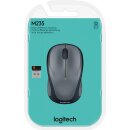 Logitech Maus M235, Wireless, Unifying, grau