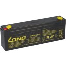 Kung Long WP2 2 12 12V 2,2Ah AGM Blei Batterie wartungsfrei VdS battery