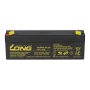 Kung Long wp2.2-12 12v 2.2Ah agm lead battery maintenance free VdS battery