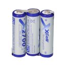 3er Reihe Lotfahne AA Mignon 3,6V 2700mAh Hochstrom-, Schnelladefähig F1x3 XCell