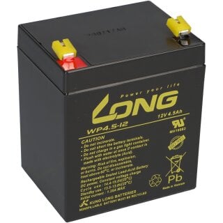 Kung Long WP4 5 12 12V 4,5Ah AGM Blei Vlies Bleiakku Batterie wartungsfrei