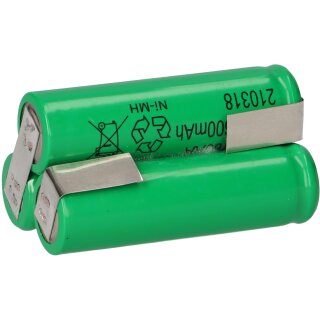 Akkupack 2,4V 2200mAh Spezial Industrie Akku AA Mignon Reihe mit Lötfahne Akkupack 2,4V 2200mAh Spezial Industrie Akku AA Mignon Reihe mit Lötfahne