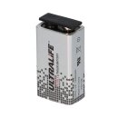 3x Ultralife U9VL-J-P - 9V Block Power Cell Lithium Batterie 9V 1200mAh