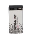 3x Ultralife U9VL-J-P Lithium 9V Block Batterie 1200mAh - passend für Rauchmelder & Sicherheitstechnik