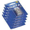 5x 1er Blister Varta Professional Lithium Batterie 9V-Block