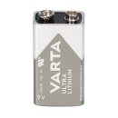 20x VARTA Professional Lithium 9V Block Batterie - passend für Rauchmelder & Sicherheitstechnik