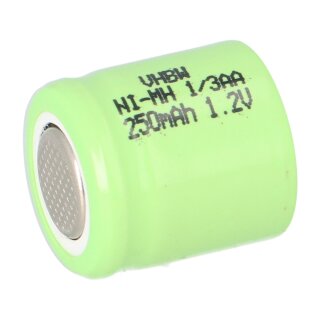 Akku-Zelle 1/3AA 1.2V 250mAh NI-MH