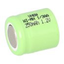 Akku-Zelle 1/3AA 1.2V 250mAh NI-MH