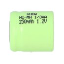 Akku-Zelle 1,2V 250mAh Ni-MH – 1/3AA