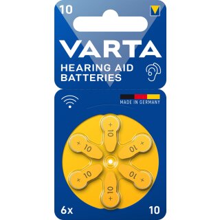 Batteriesatz kompatibel Ace primax 6x 1,45V für Hörgeräte Hörsysteme Battery