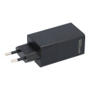 PATONA Premium GaN PD65W Adapter schwarz 2xUSB-C 1xUSB-A