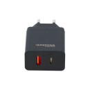 PATONA Premium GaN PD36W Adapter schwarz 1xUSB-C 1xUSB-A