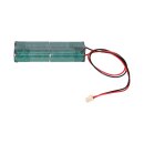 Emergency light battery NiMH 4.8v 1720mAh L2x2 4/5a with cable and plug replaces Beghelli 415344002