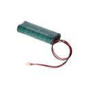 Emergency light battery NiMH 4.8v 1720mAh L2x2 4/5a with cable and plug replaces Beghelli 415344002