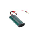 Emergency light battery NiMH 4.8v 1720mAh L2x2 4/5a with cable and plug replaces Beghelli 415344002