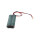 Emergency light battery NiMH 4.8v 1720mAh L2x2 4/5a with cable and plug replaces Beghelli 415344002