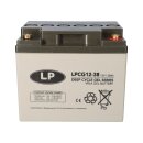 Landport lpcg12-38 vrla gel 12v 38Ah maintenance free t6