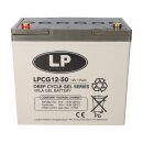 Landport lpcg12-50 vrla gel battery 12v 50Ah maintenance...