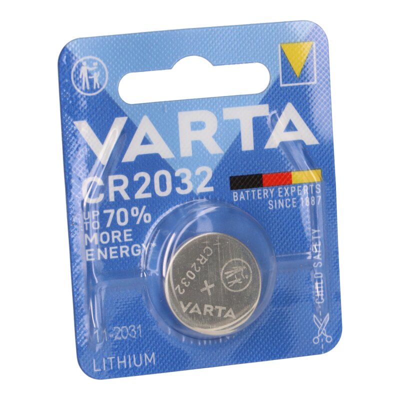 1x Varta CR 2032 CR2032 3V Lithium Battery Button Cell (Blister)