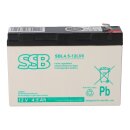 SSB Battery 12V 4,5Ah AGM Akku – passend für...