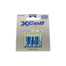 XCell Micro battery Ni-MH 1.2v 1000mAh aaa 4pcs blister