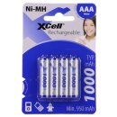 XCell Micro battery Ni-MH 1.2v 1000mAh aaa 4pcs blister