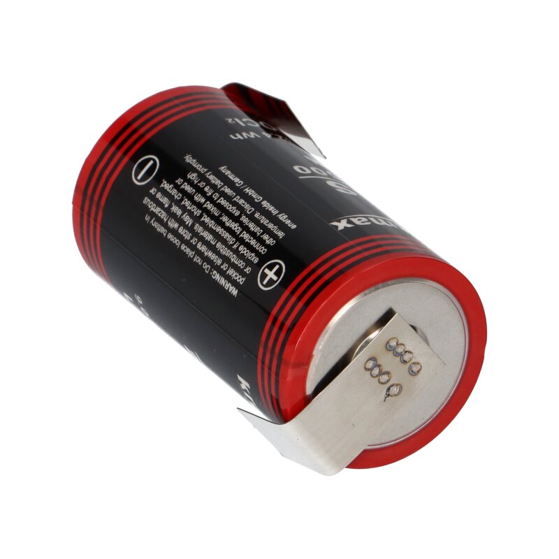 XCell Lithium 3,6V Batterie ER26500 C Zelle Z Lötfahne Baby