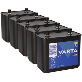 5x Varta V540 4R25-2 Blockbatterie 6V 19Ah 65F100 LR820