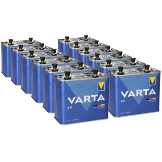 12x 4R25 XCell Premium 45 Blockbatterie 6V 45Ah Baustellenlampe