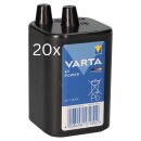 20x Varta 4R25 431 6V 8.500mAh Batterie Zink-Kohle