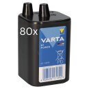 80x Varta 4R25 431 6V 8.500mAh Batterie Zink-Kohle