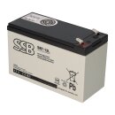 ssb lead battery sb 7-12l 12v 7Ah 6,3mm Faston with VdS