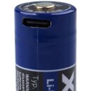 10x XCell 18650 Pro Li-Ion Akku 3,6V 3400mAh mit USB-C