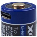 XCell CR123A 16340 Pro Li-Ion Akku 3,6V 850mAh mit USB-C